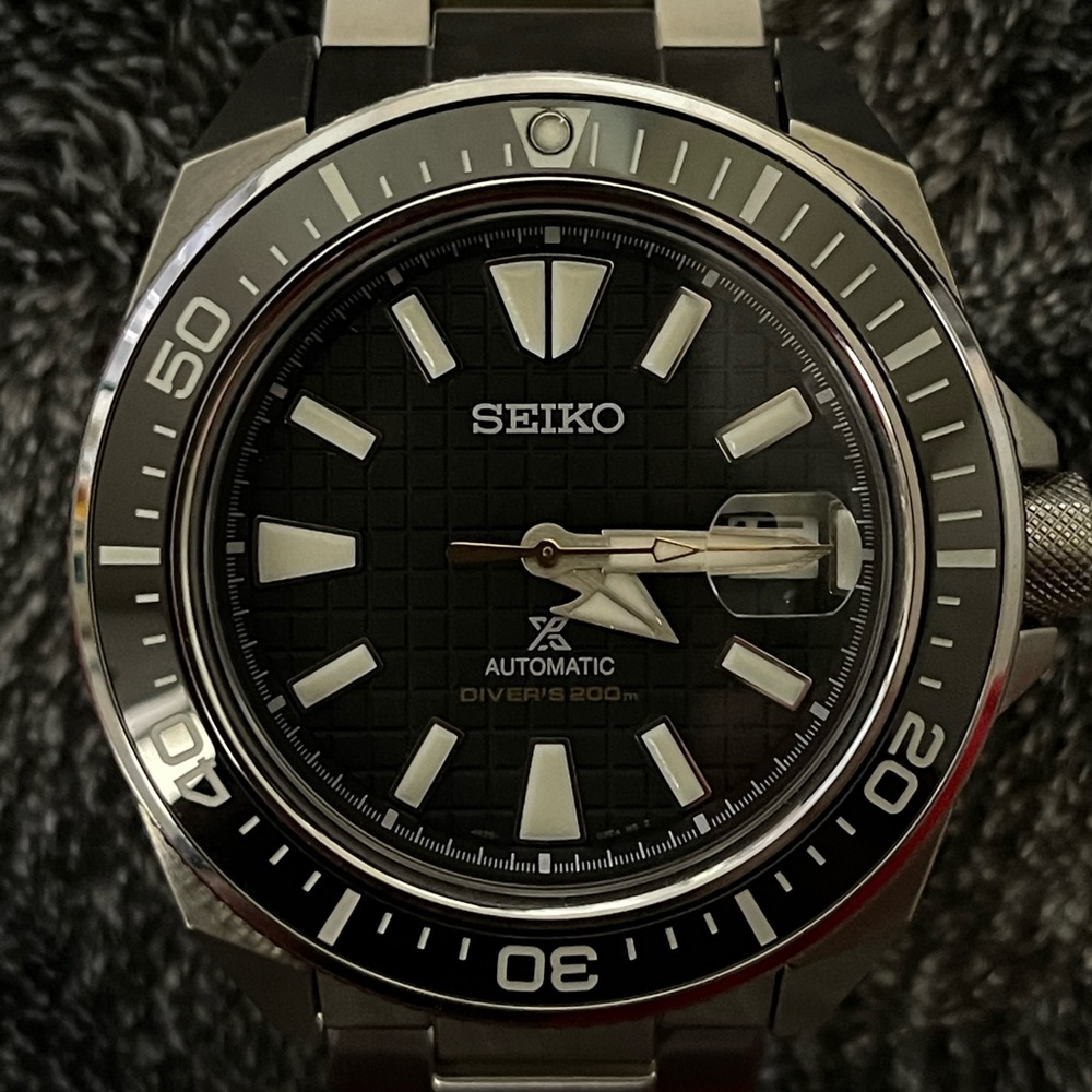 Used Seiko SRPE35 Prospex King Samurai.
